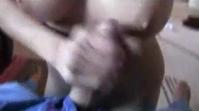 Hot girl shaking his dick