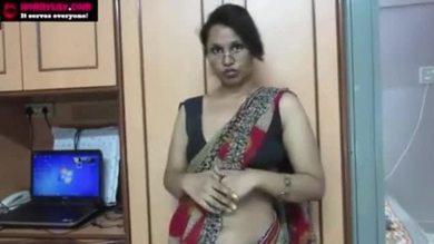 Horny lily giving indian porn lesson to young students