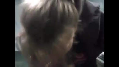 Busty econo lodge worker blows bbc guest