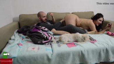 Movie and fucked on the couch