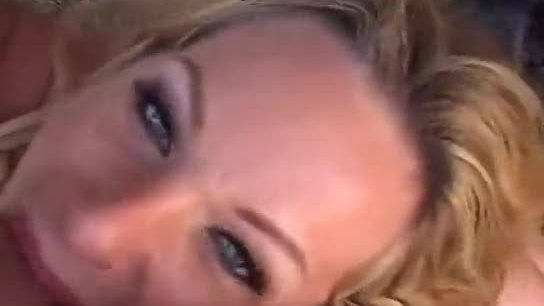 Alexandra quinn gives hot sloppy head with cum on face