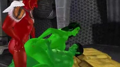 [fantasy-3dsexvilla 2] she-hulk fucked by a demon and the hulk at 3dsexvilla 2