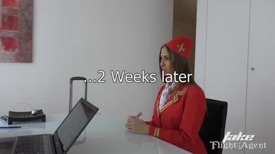 Hungarian hottie from fakeflightagent fucked