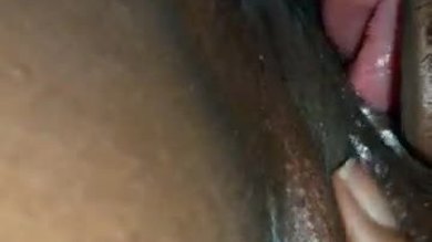 Greatest close up of ebony licked