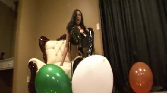 Annie cruz balloon popping fetish slut