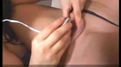 Nadia - playing dildos